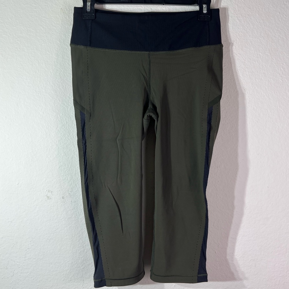 Lululemon Olive Leggings 22” inseam